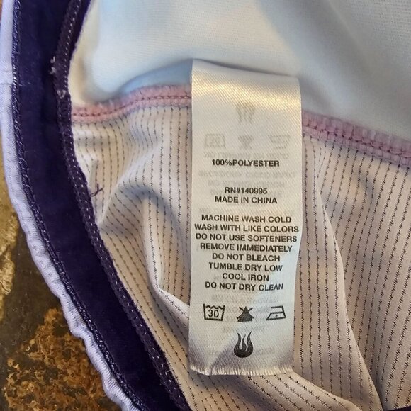 Solfire Women's Long Sleeve Lavender Shirt With Butterfly Design, Size Small - Picture 7 of 10